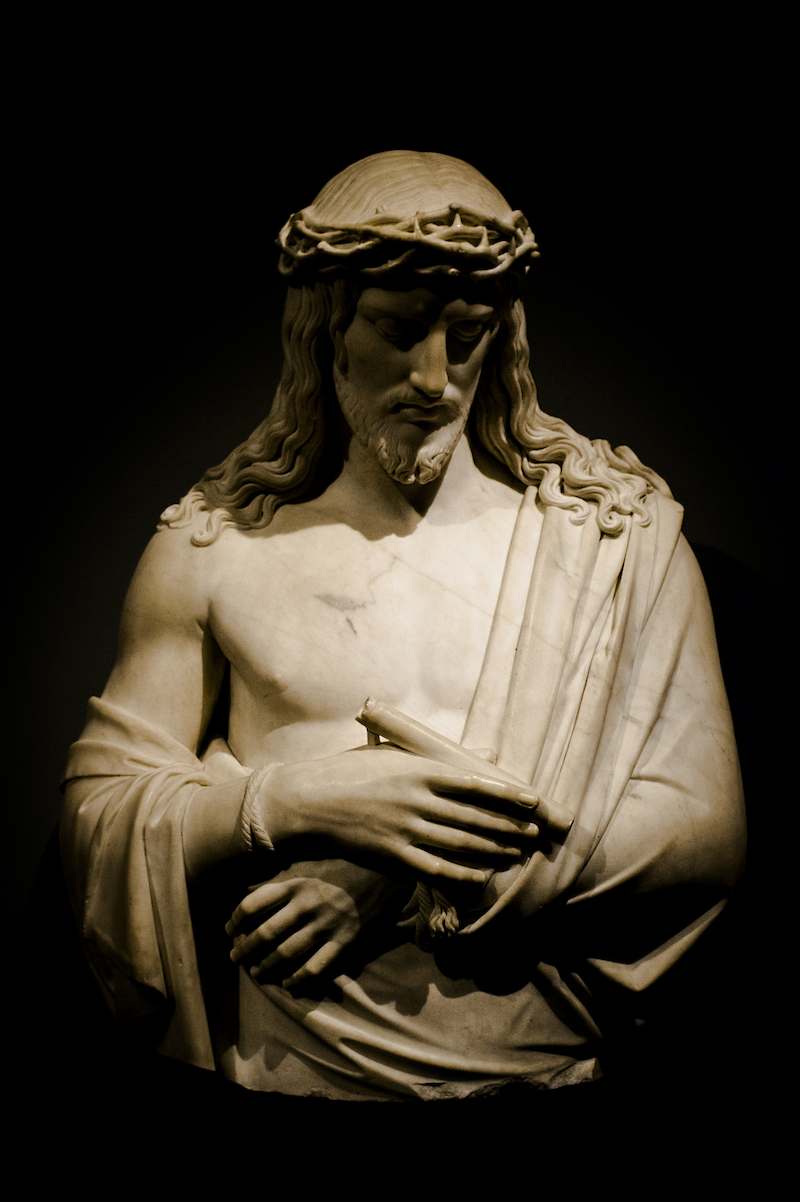 Jesus Christ statue.